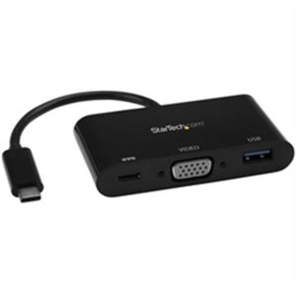 STARTECH.COM CDP2VGAUACP USB C VGA MULTIPORT ADAPTER 3.0 PORT 60W PD CONNECT Image 1