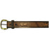 Barjan 10610160132 Leather Field And Stream Belt 32" Black/Brown Embossed Deer Image 1