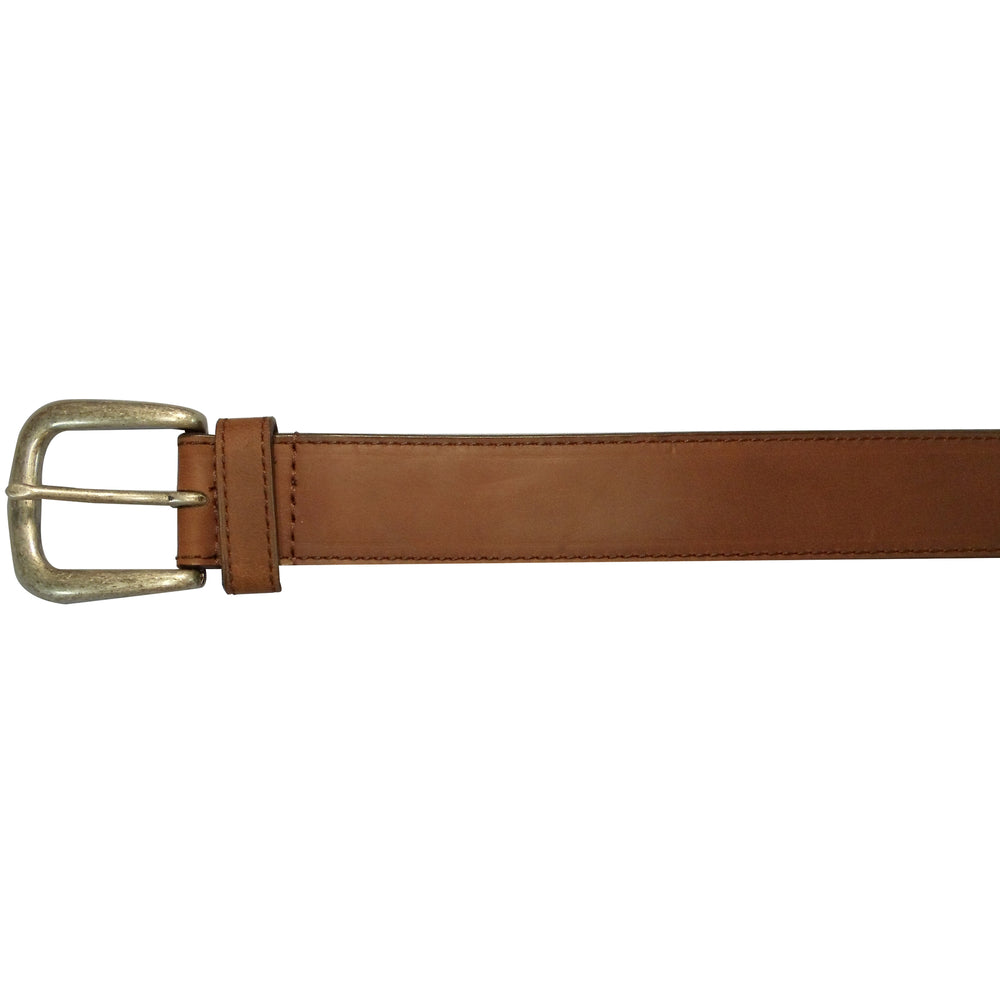 Barjan 10625410238 38" Leather Field And Stream Belt - Brown Image 1