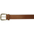 Barjan 10625410244 44" Leather Field And Stream Belt - Plain Brown Image 1