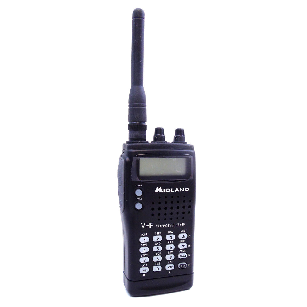 Midland 73030 2 Meter VHF Transceiver 72 Memory Channels Compact Size Image 1