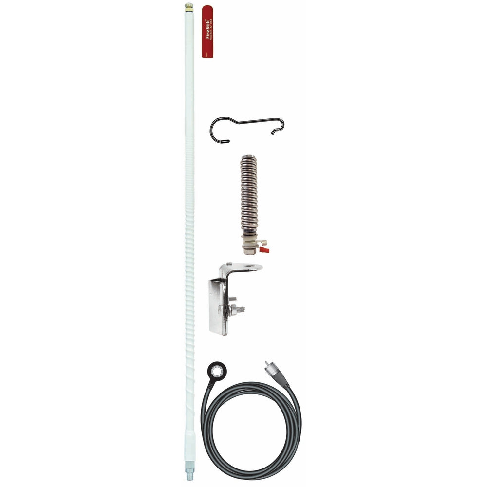 Firestik FG4648-W 4ft No Ground Plane CB Antenna Kit Image 1