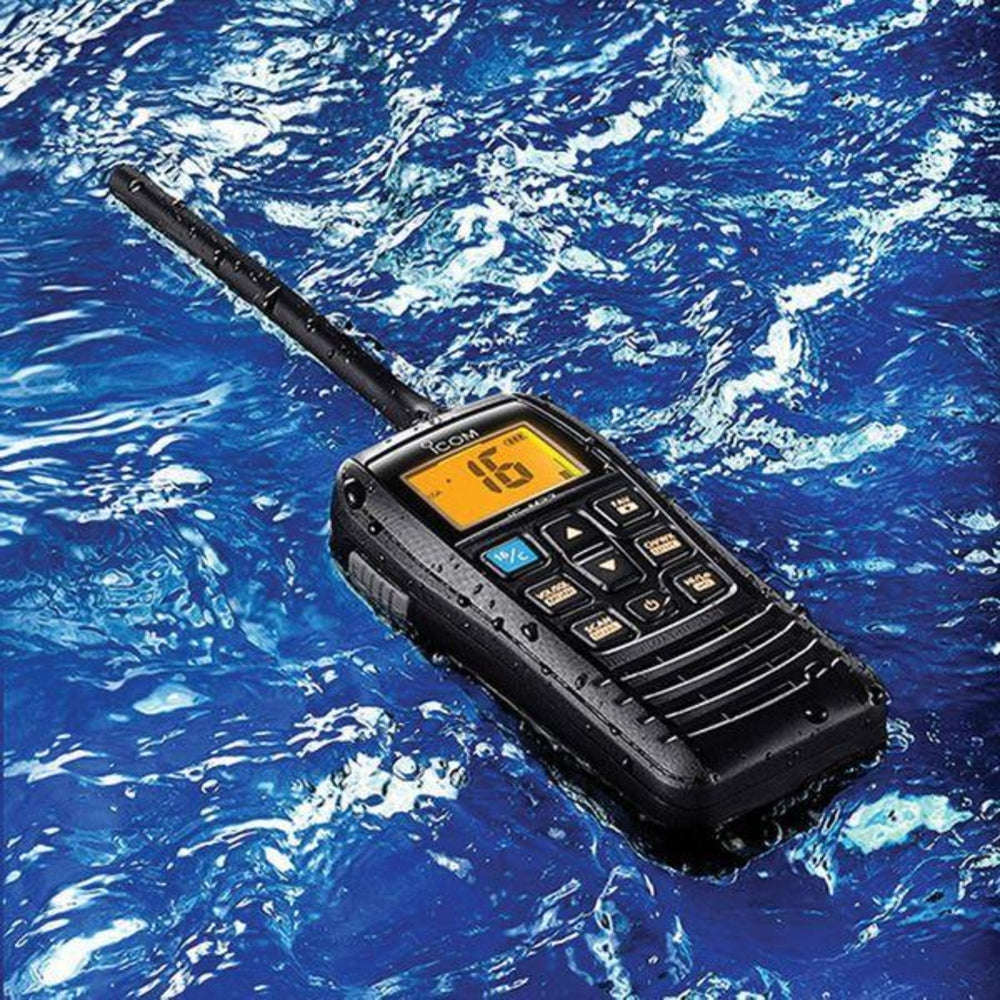 ICOM M37 31 USA 6W Marine Vhf Floating Handheld Wit