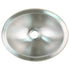 Scandvik 10281 Brushed Ss Oval Sink 13.25" X 10.5"" Image 1
