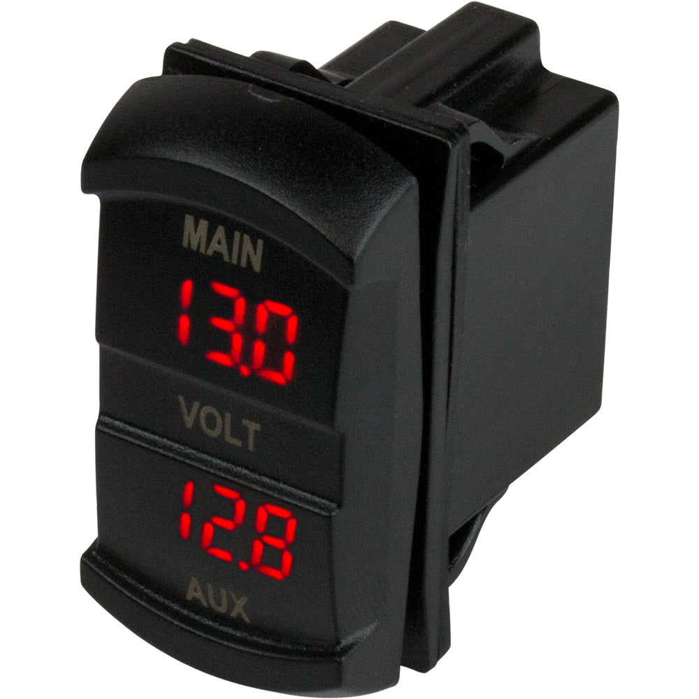 Sea-Dog Line 421636-1 Dual Voltmeter Rocker Switch Image 1