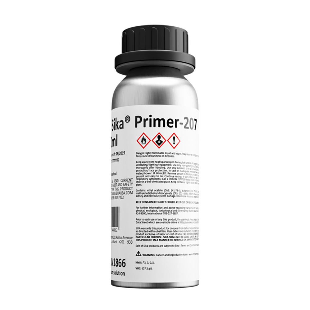 Sika 587329 Primer-207 Solvent-Based Black Primer for Various Substrates Image 1