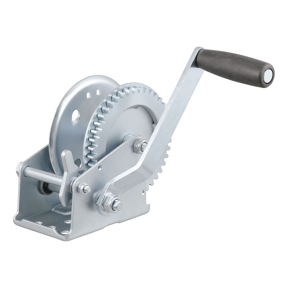 Curt 29424 Hand Crank 1200 Lb. Winch 7-1/2" Handle Image 1
