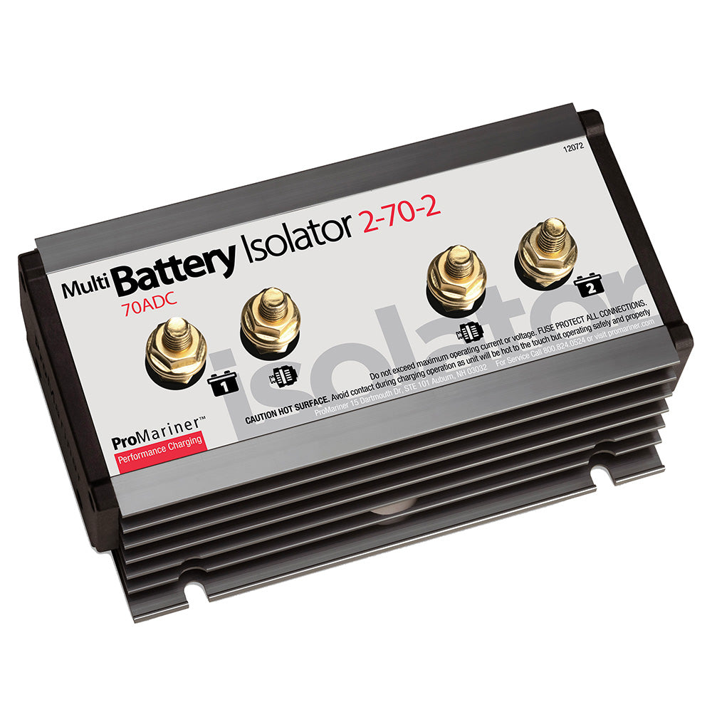 Promariner 12072 Battery Isolator 2 Alternator 70 Amp Image 1
