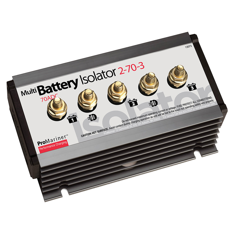 Promariner 12073 Battery Isolator 2 Alternator 3 Amp 70 Image 1