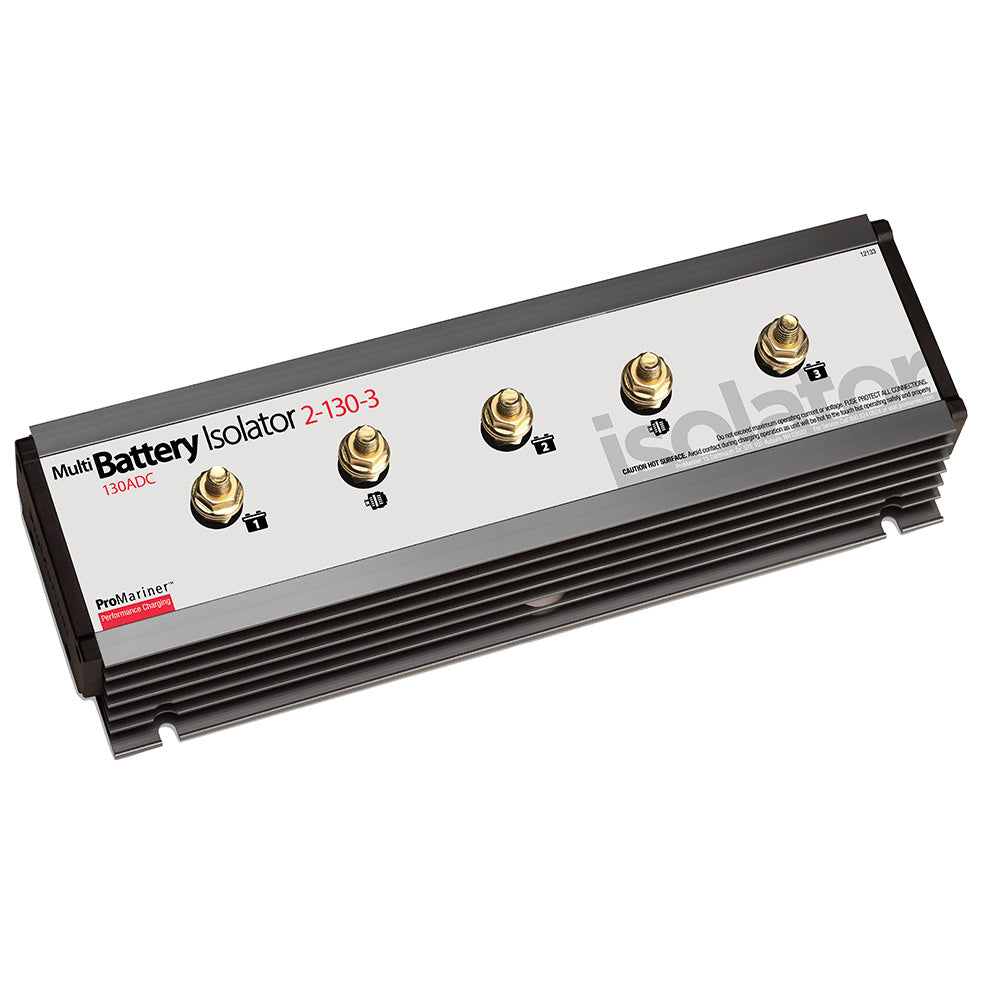 Promariner 12133 Battery Isolator 130 Amp 2 Alternator Image 1