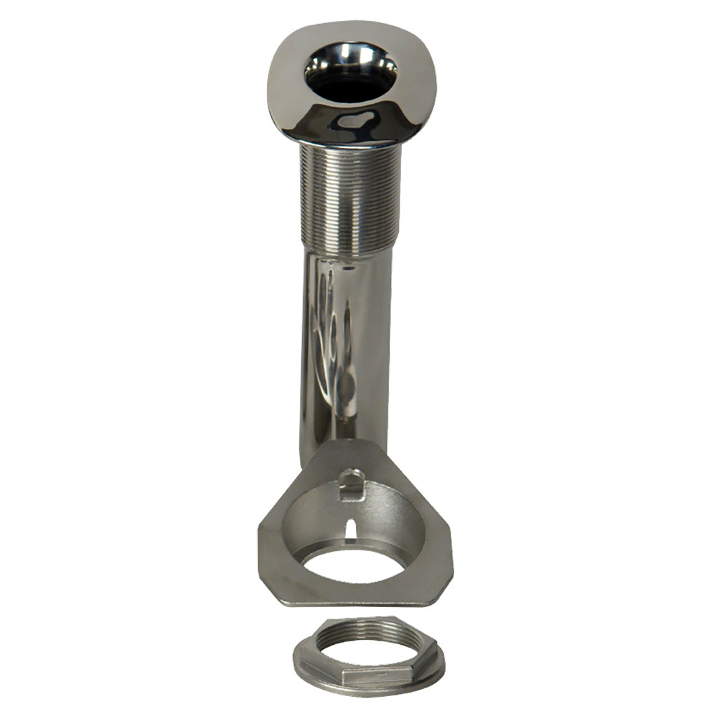 C.E. Smith 53687C 80 Series Flush Mount Rod Holder 15 Degree Stainless Steel Cast Bottom Image 1