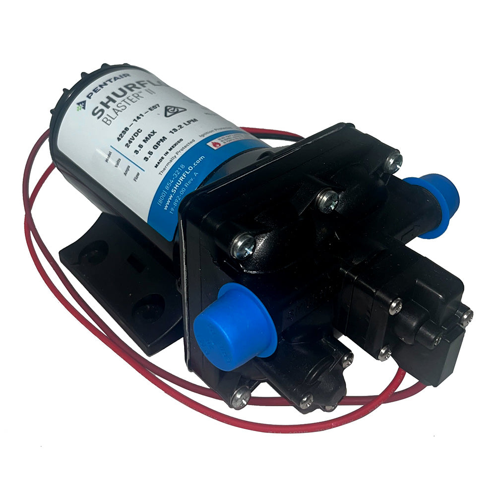 Shurflo 4238-141-E07 Blaster II Washdown Pump 24 VDC 3.5 GPM Image 1