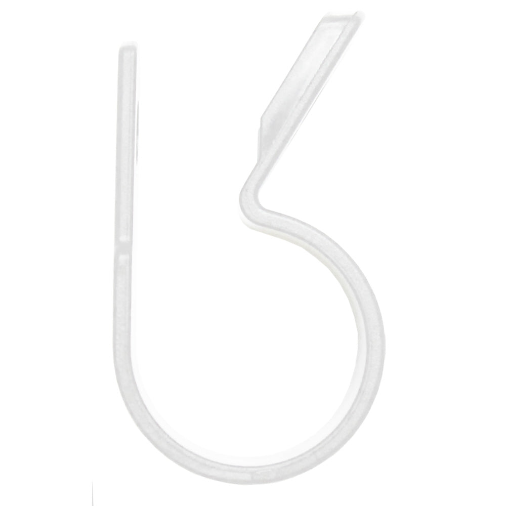 Pacer Group BCCH06-100 Nylon C-Clamps 3/8" Natural Color Image 1