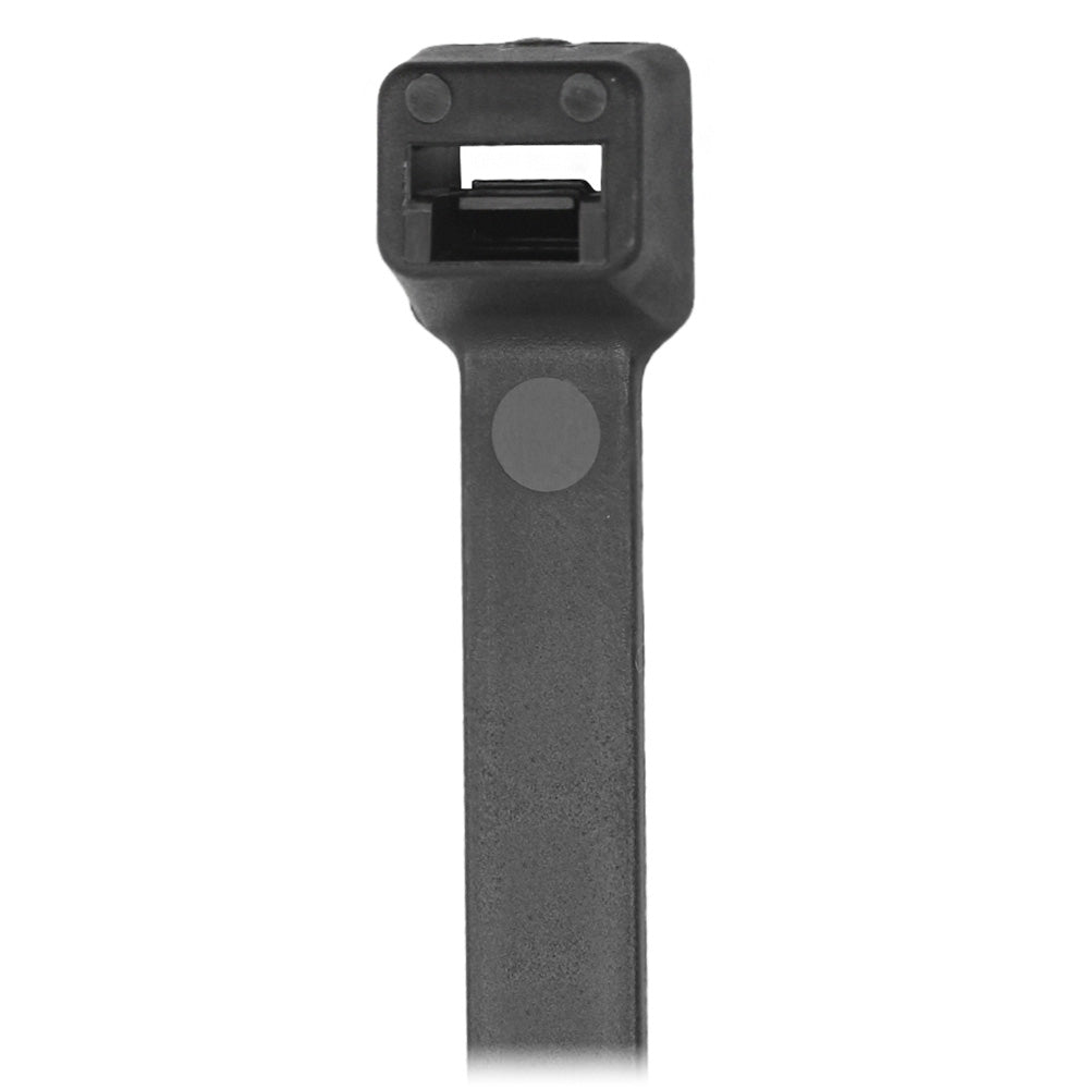 Pacer Group CT1.5I-100BK Cable Tie Black 6" 30-40lb Tensile Strength Image 1