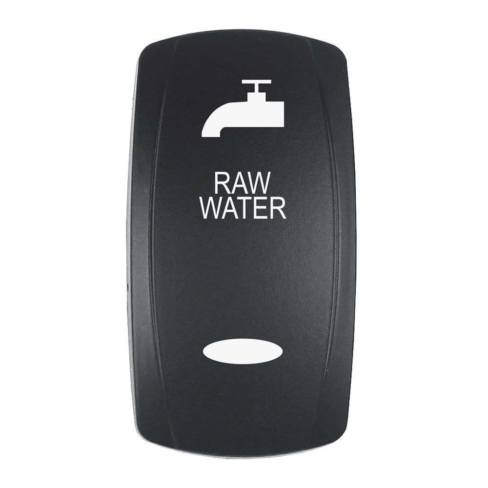 Pacer Group EV2LE-Raw Actuator V Series Contura Switch 'RAW WATER', Black Image 1
