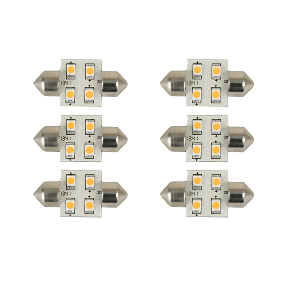 Scandvik 41161 LED Bulb Cool White 6-Pack Image 1