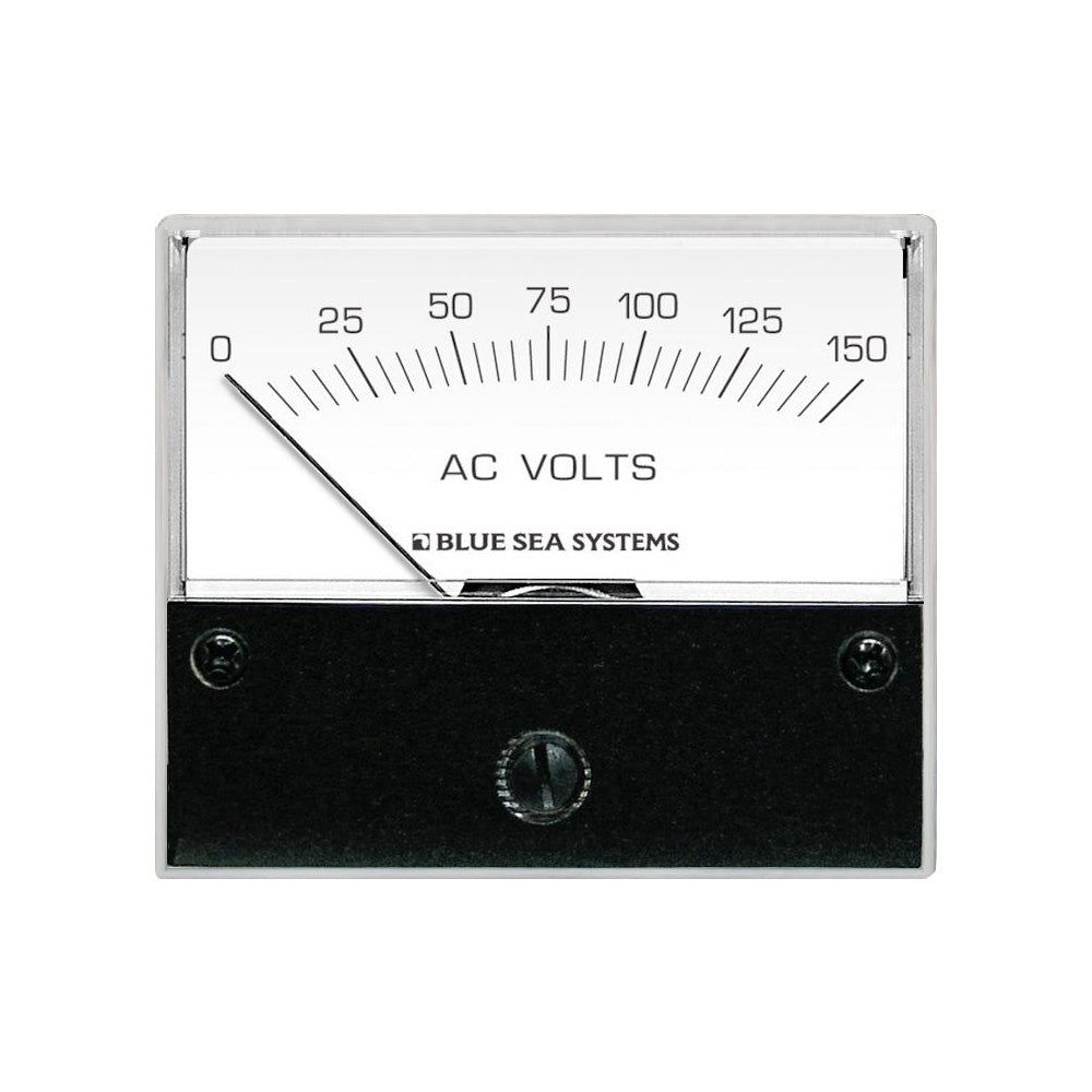 Blue Sea Systems 9353 Analog Voltmeter Ac Std. 0-150 Vac Image 1