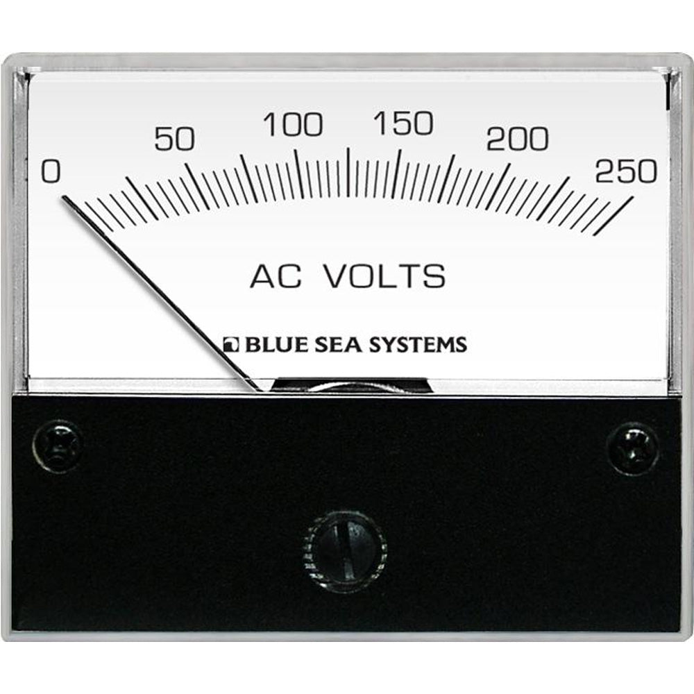 Blue Sea Systems 9354 Analog Voltmeter Ac Std. 0-250 Vac Image 1