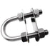 Whitecap S-5022P Bow Eye 3/8" Stainless Steel 3-7/16" Thread Length Image 1