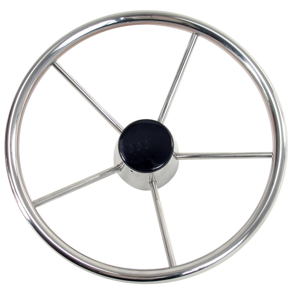 Whitecap S-9001B Destroyer Steering Wheel 13-1/2" Diameter Image 1