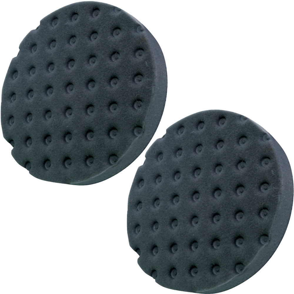 Shurhold 3152 Pro Polish Black Foam Pad 2-Pack 6.5" Dual Action Polisher Image 1