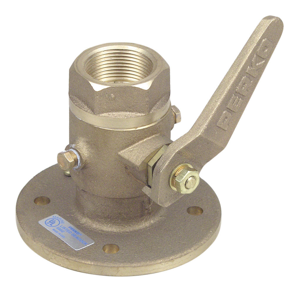 Perko 0805008Plb 1-1/2" Seacock Ball Valve Bronze Made In The Usa Image 1