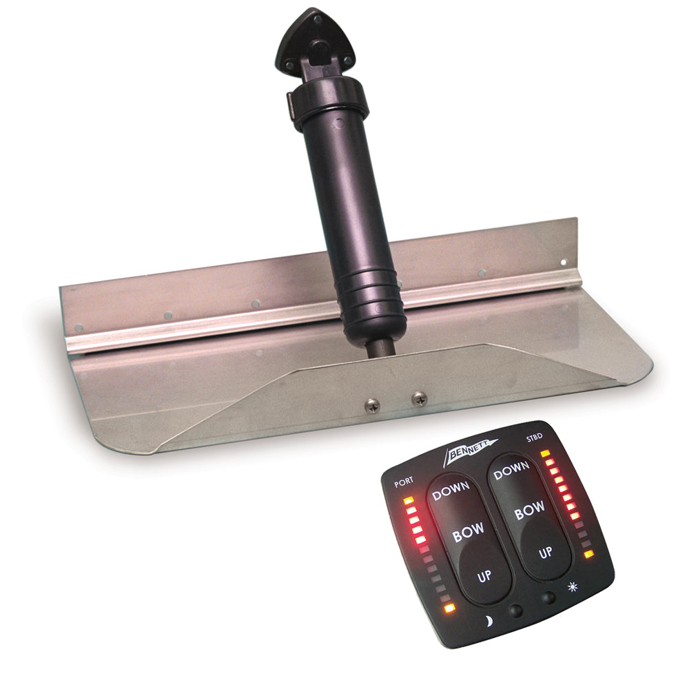 Bennett Marine 1212Eic Trim Tab Kit 12" X Electronic Indicator Control Switch Image 1