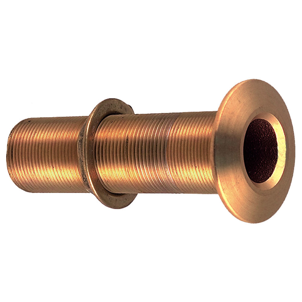Perko 0348Dp5Plb 3/4" Thru-Hull Fitting Pipe Thread Bronze Extra Long Max Hull Image 1