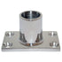 Whitecap 6141C 1" O.D. 90° Rectangle Base Ss Rail Fitting Image 1