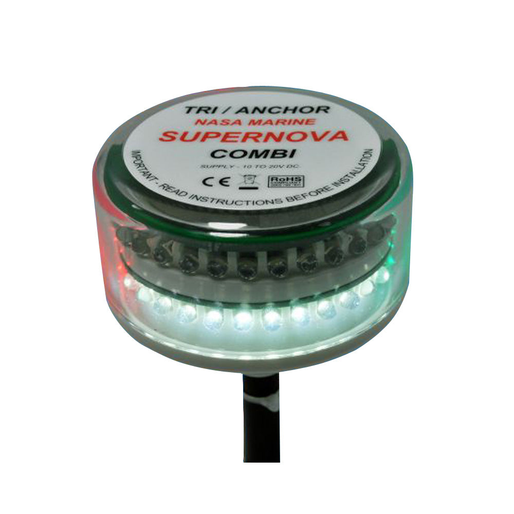 Clipper Cl-Ctc Supernova Combi Led Tricolor Masthead Anchor Light Image 1