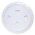 Beckson Marine Dp80-W 8" Smooth Center Screw-Out Deck Plate White Image 1