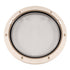 Beckson Marine DP81-N-C Pry-Out Deck Plate 8" Clear Center Beige Image 1