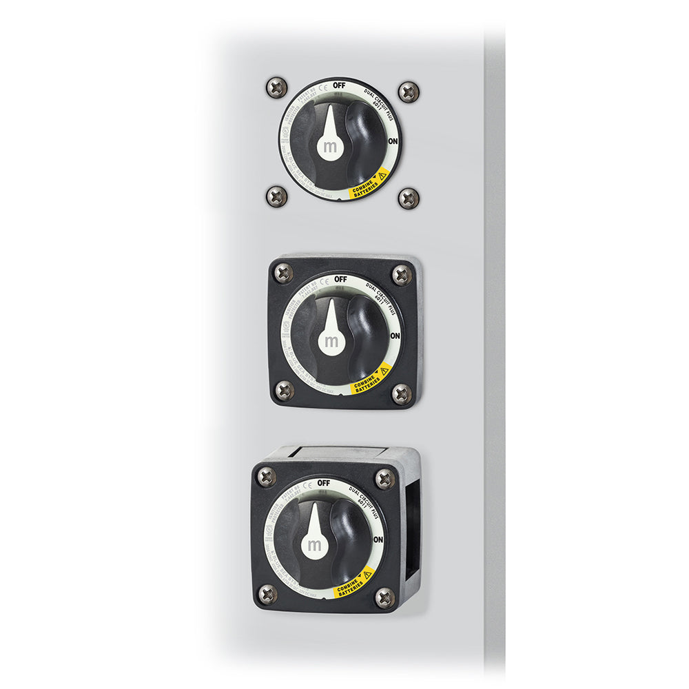 M SERIES DUAL CIRCUIT PLUS BATTERY SWITCH (BLUE SEA SYSTEMS)