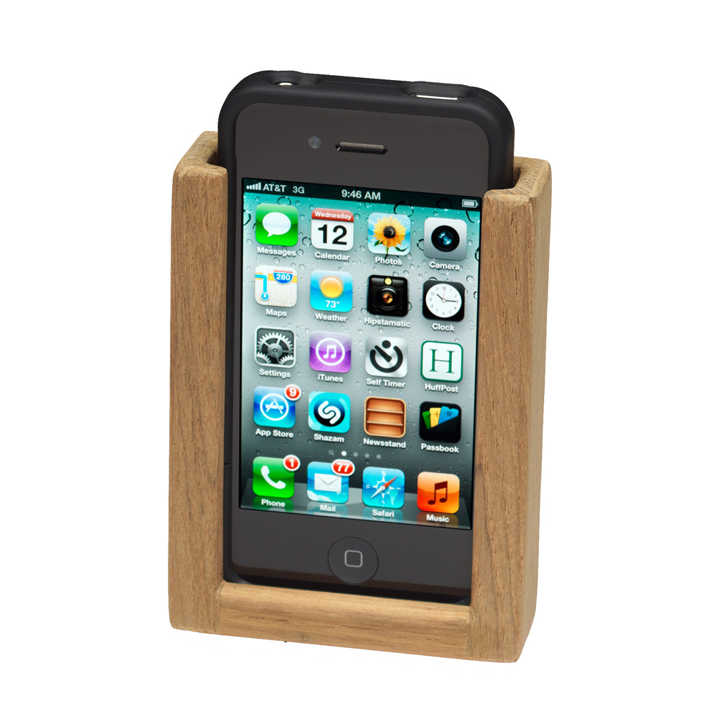 Whitecap 63272 Teak Iphone Rack Image 1