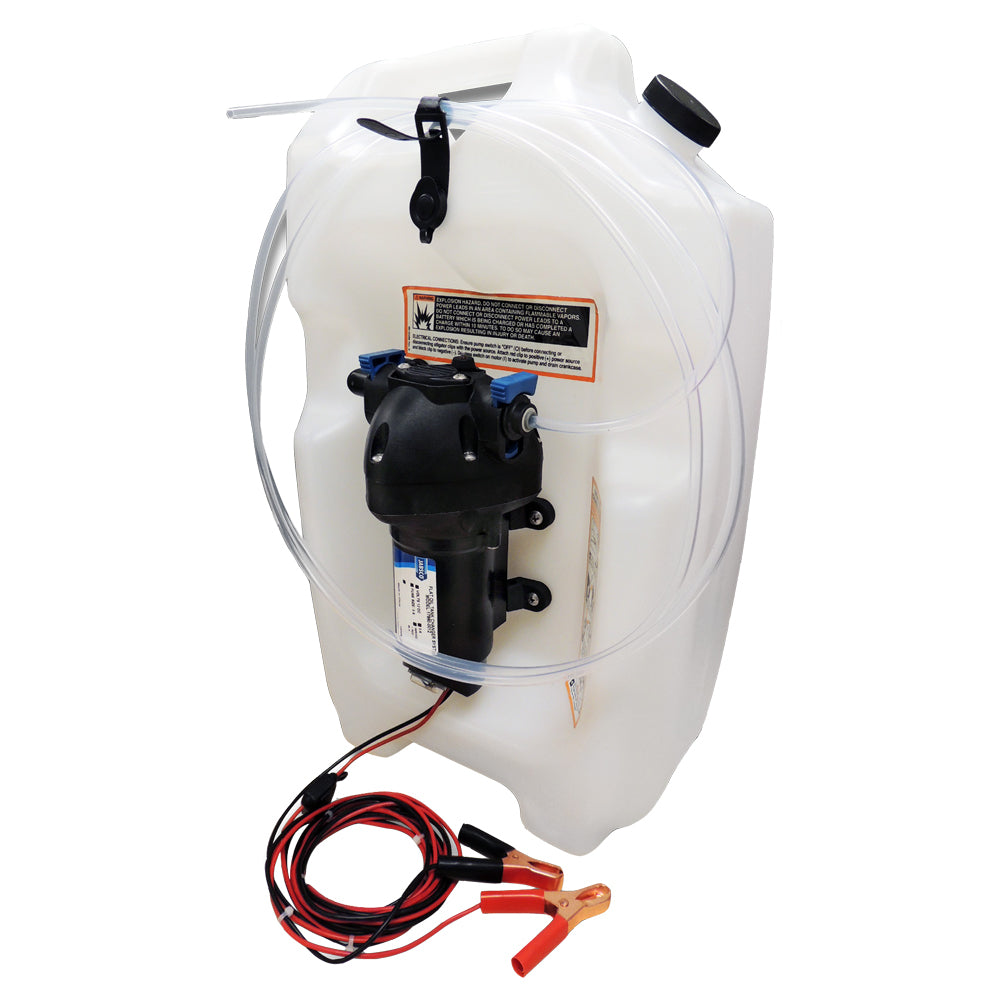 Jabsco 17860-2012 Flat Tank Oil Changer System 3-1/2 Gallon 12V Image 1