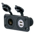 Marinco 12Vcombo Sealink Deluxe Dual Usb Charger And 12V Receptacle Image 1