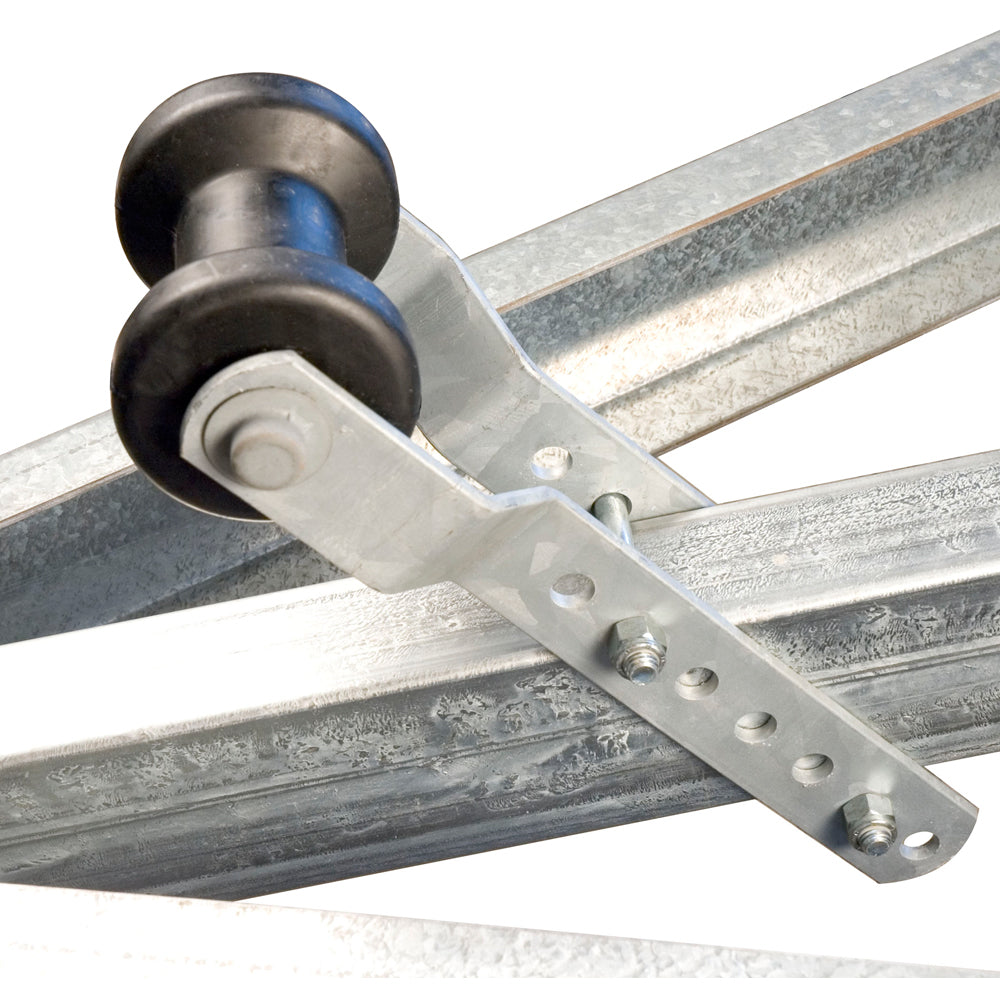 C.E. Smith 32003G 5" Adjustable Keel Roller Assembly 3" Tongue Black Image 1