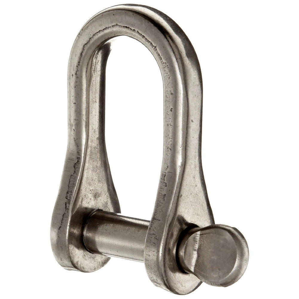 Ronstan RF617 Dee Shackle 6.4mm 1/4" Pin - Grade 316 Stainless Steel Image 1