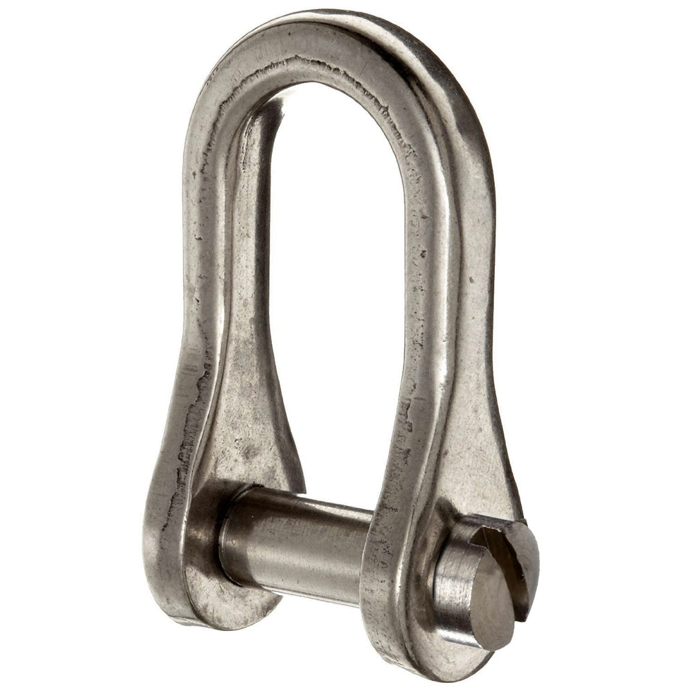 Ronstan RF150 Standard Dee Slotted Pin Shackle 3/16" - Stainless Steel Image 1