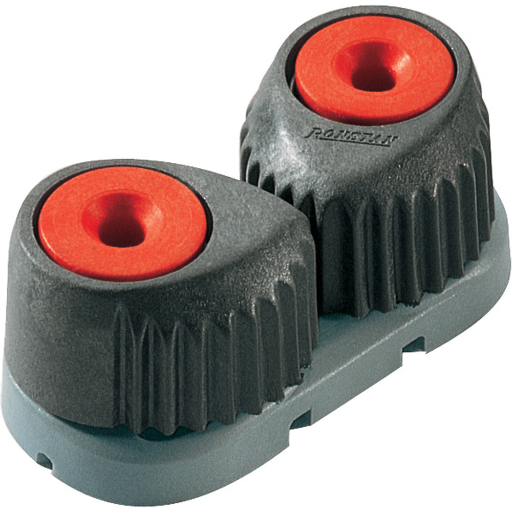 Ronstan RF5001 T-Cleat Cam Cleat Small Red Grey Base - 2-8mm Rope Diameter Image 1