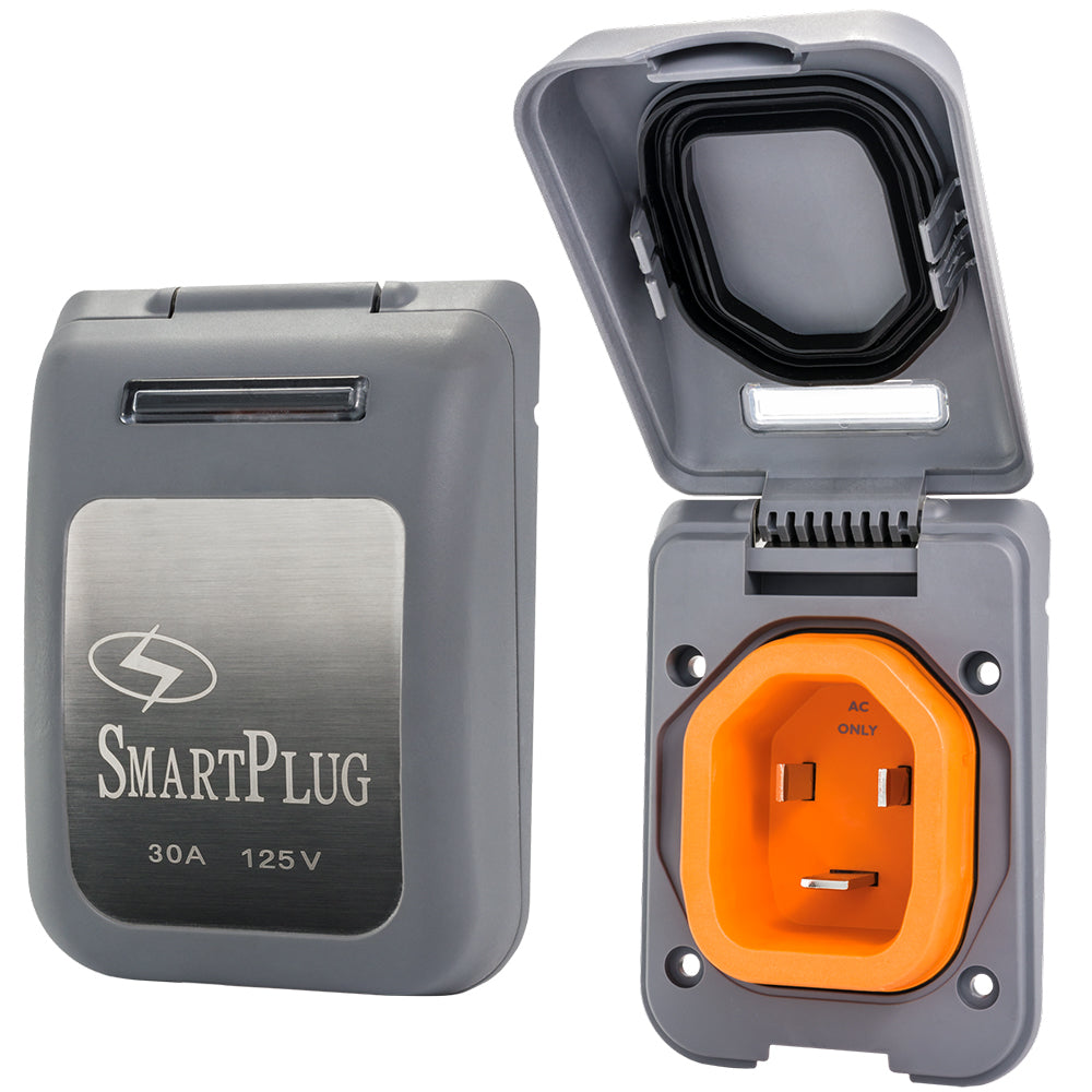 Smartplug BM30PG 30 Amp Non-Metallic Inlet Grey Cover Image 1