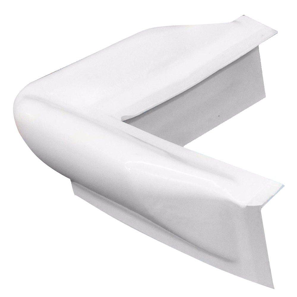 Dock Edge 73-103-F Bumper Corner Dockguard White Image 1