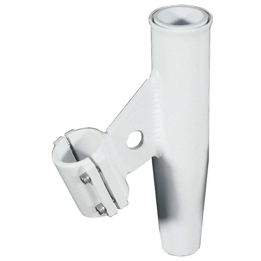 Lee'S Tackle Ra5004Wh Clamp-On Rod Holder White Aluminum Vertical Mount Fits Image 1