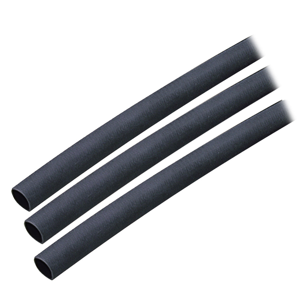 Ancor 303103 ALT Heat Shrink Tubing - 1/4" x 3" - 3-Pack - Black Image 1