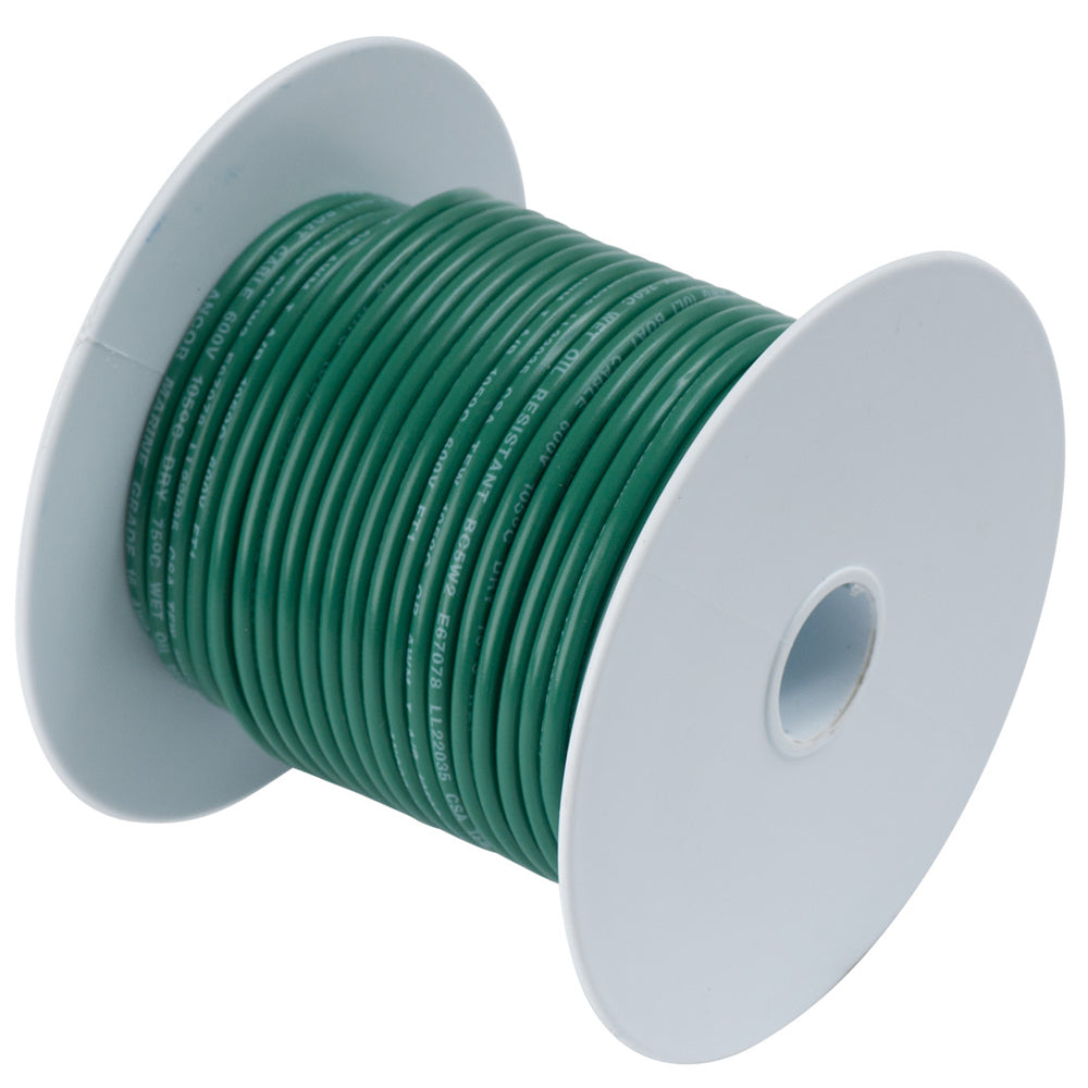 Ancor 182303 Green 16 Awg Tinned Copper Wire 25' Image 1