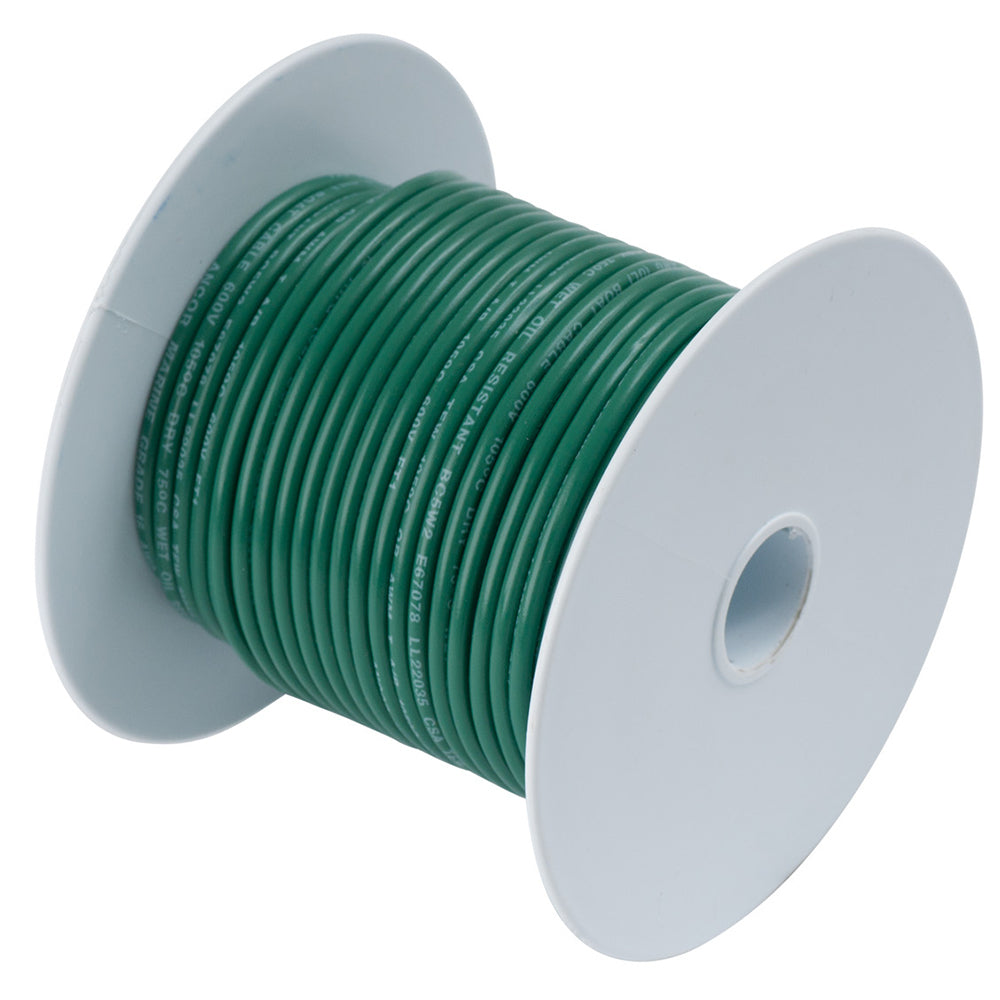 Ancor 184303 Green 14 Awg Tinned Copper Wire 18' Image 1