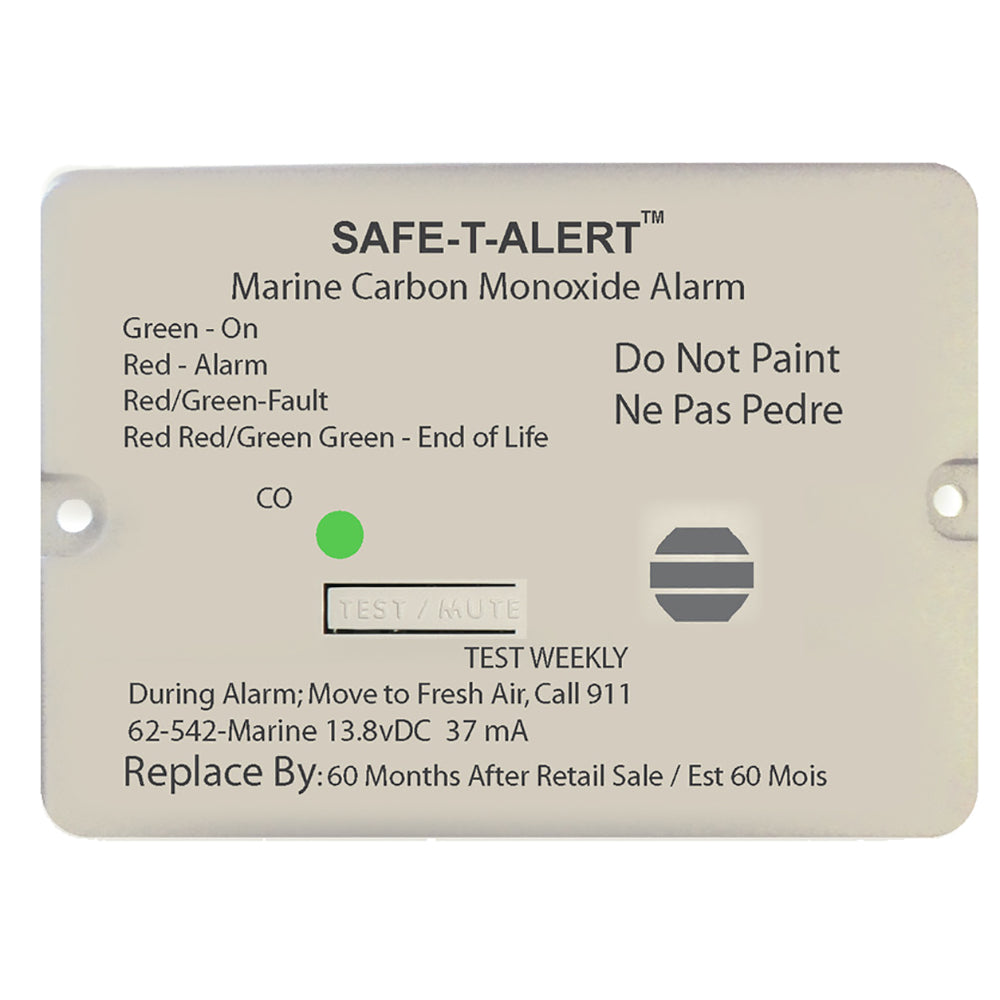 Safe-T-Alert 62-542-Marine-Rly-Nc 62 Series CO Alarm Relay 12V Image 1