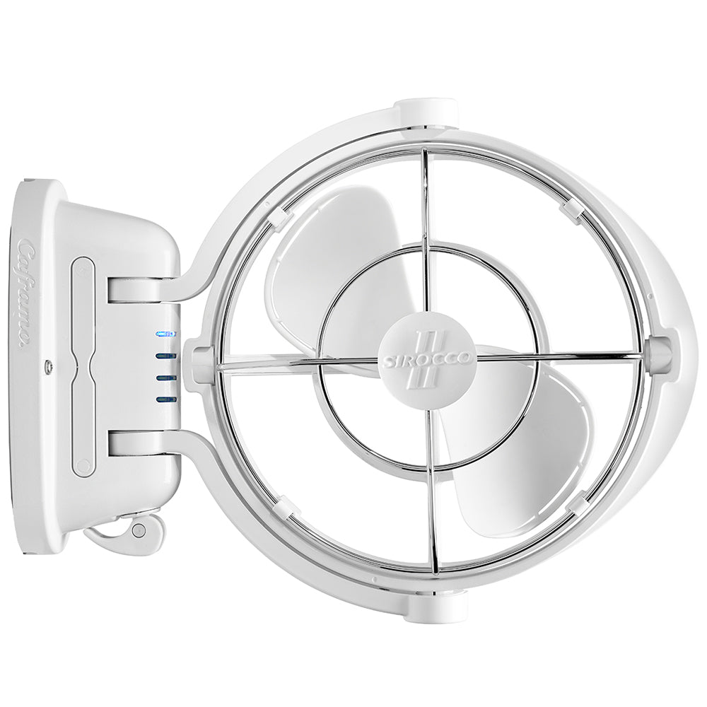 Caframo 7010Cawbx Sirocco Ii 3-Speed 7" Gimbal Fan White 12-24V Image 1