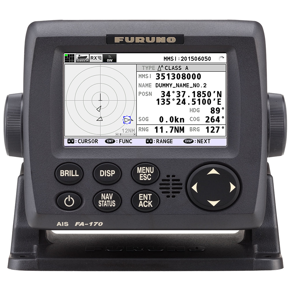 Furuno FA170 AIS Transponder Class A with 4.3" Color LCD Image 1