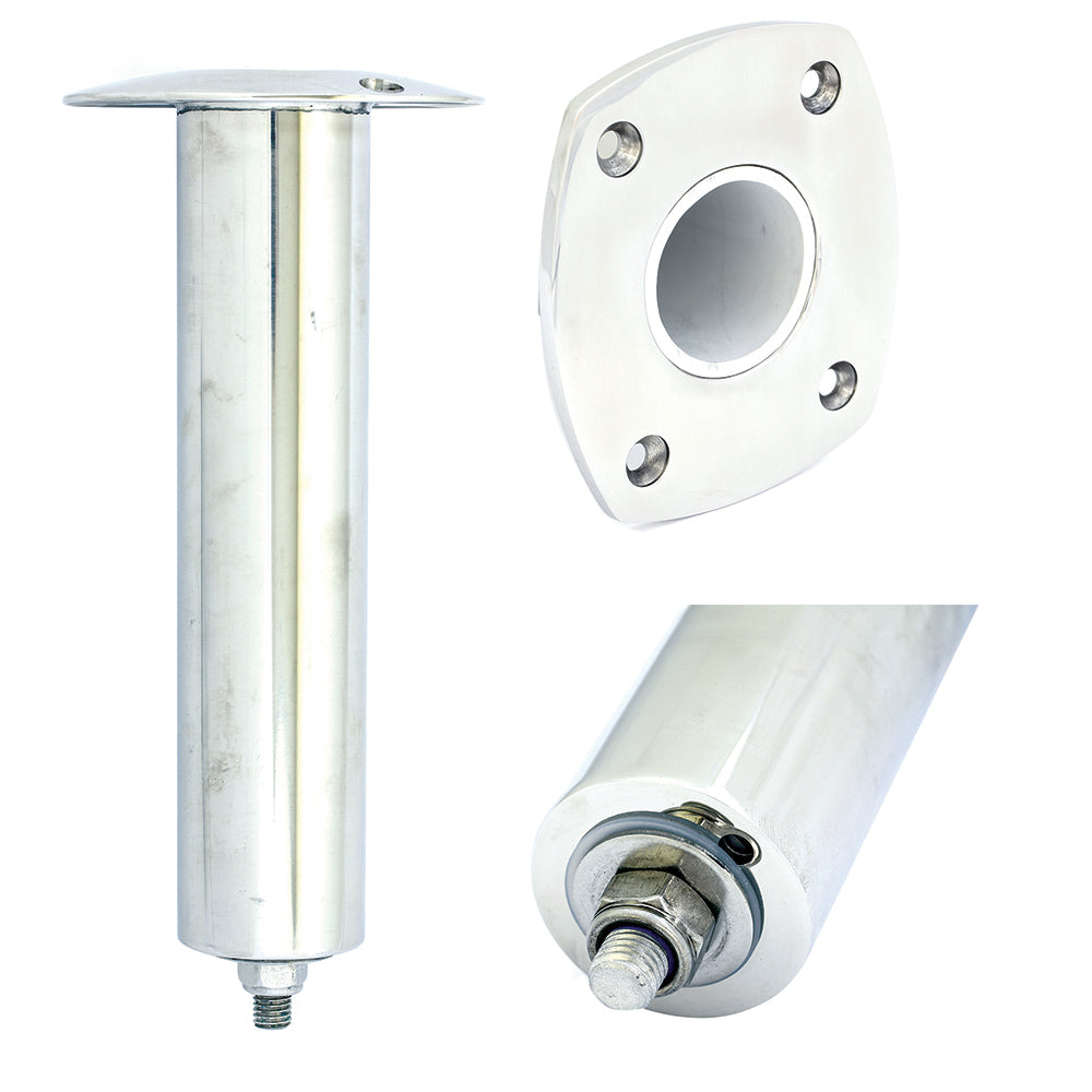 Tigress 88522Sm 4 Hole Swivel Rectangular Head Rod Holder 0° 10-1/2"" Image 1